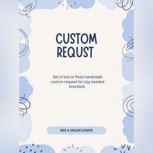 Custom Clay Beaded Bracelet Set